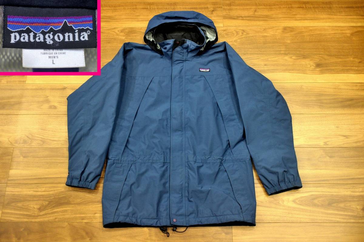 希少 良品★00s Patagonia リキッドスカイ GORE-TEX ジャケット ネイビー 【L】★マウンテンパーカー ダスパーカ レトロX R2 R3 R4 90s拍卖
