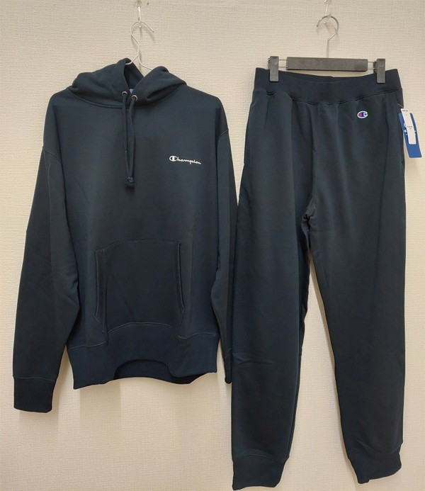 チャンピオン スウェット上下 ネイビー C3YS151-C3YS250 Mサイズ 新品 トレーニング 男女兼用 運動着 部屋着 フィットネス ジム拍卖