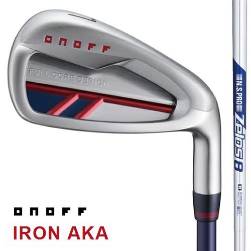 未使用品 2020年 ONOFF AKA オノフ アイアン 赤 SW 56° 単品アイアン・ウェッジ N.S.PRO ZELOS 8 (R) ゼロス8 zelos8 日本 グローブライド拍卖