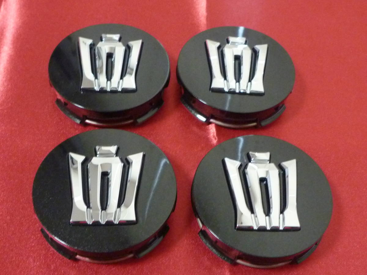 新品 未使用 トヨタ 純正 220系 クラウン アルミホイール用 センターキャップ 1台分 黒 ブラック 4個 王冠マーク 180系・200系・210系にも拍卖