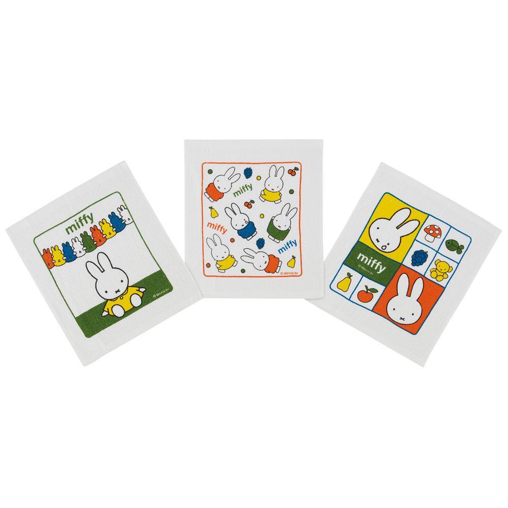 ミッフィー おしぼりタオル 3枚セット 子供 子ども キッズ キャラクター miffy スケーター拍卖