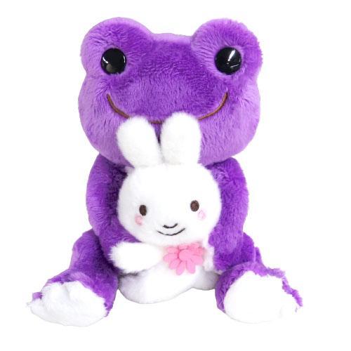 かえるのピクル ぬいぐるみ with うさぎのラパン すみれ 拍卖