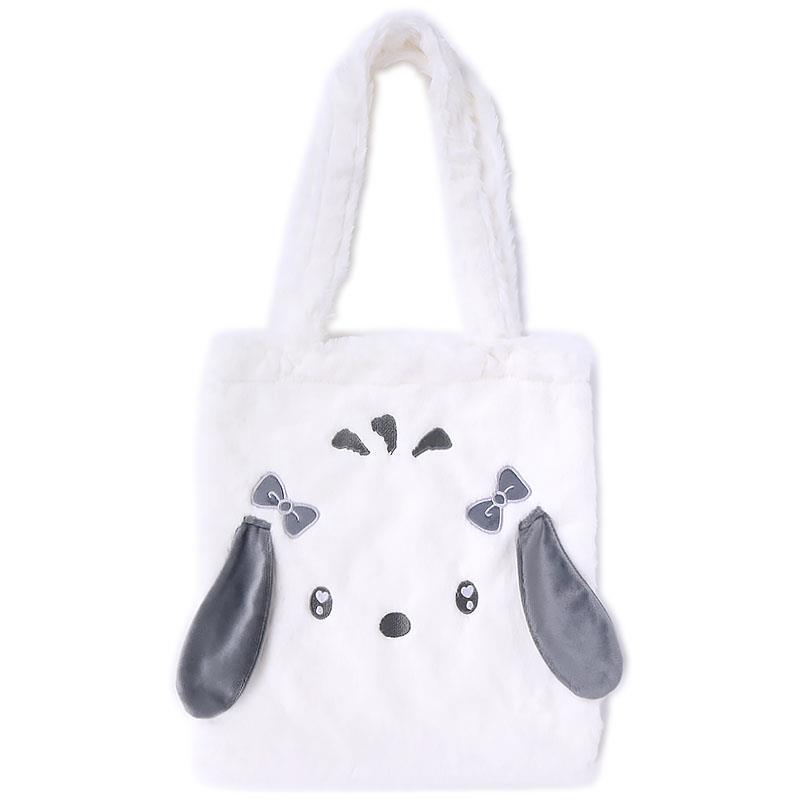 ポチャッコ ファー トートバッグ ふわふわ ファーバッグサンリオ sanrio キャラクター拍卖