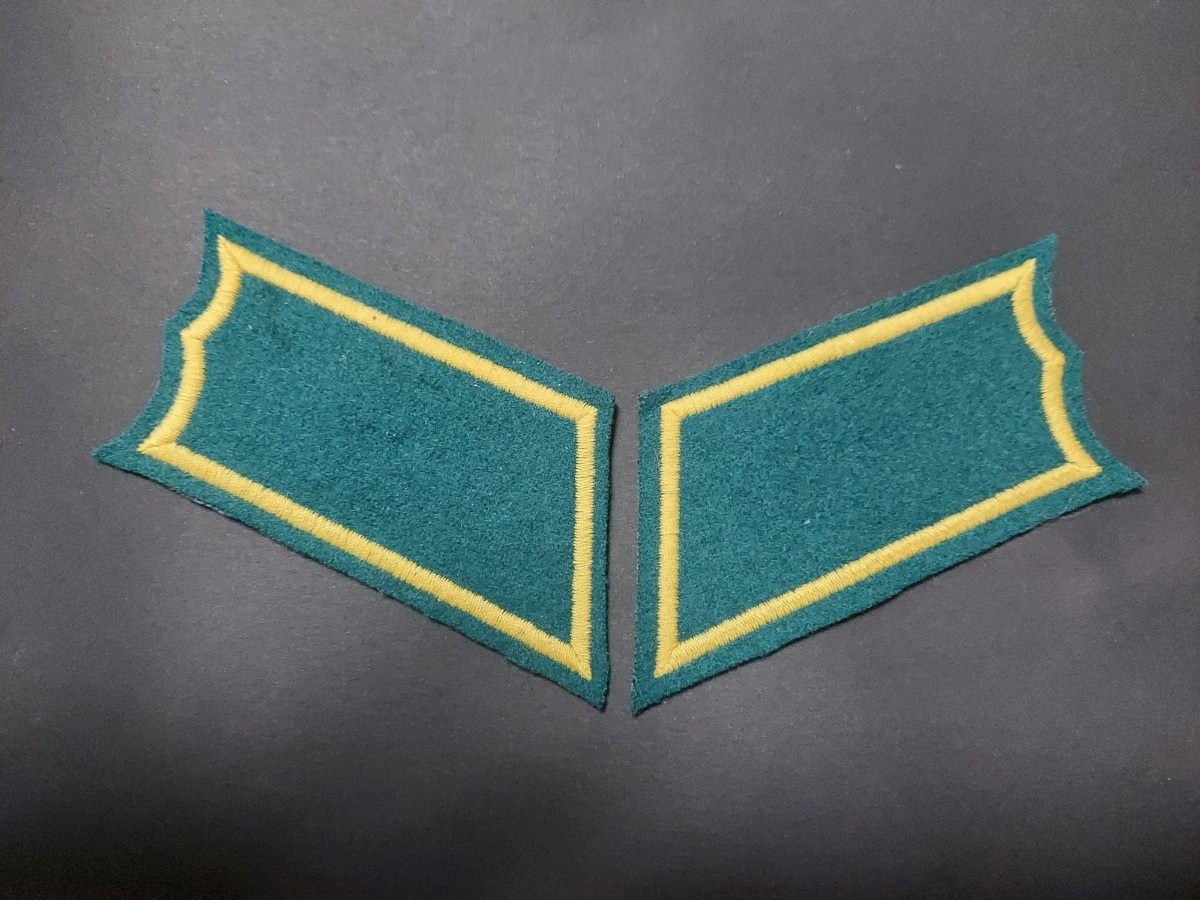 WW2フィンランド軍 未使用 戦後同型 襟章 イェーガー(猟兵) 兵 WWⅡ第二次世界大戦 冬戦争 継続 ラップランド 階級章拍卖