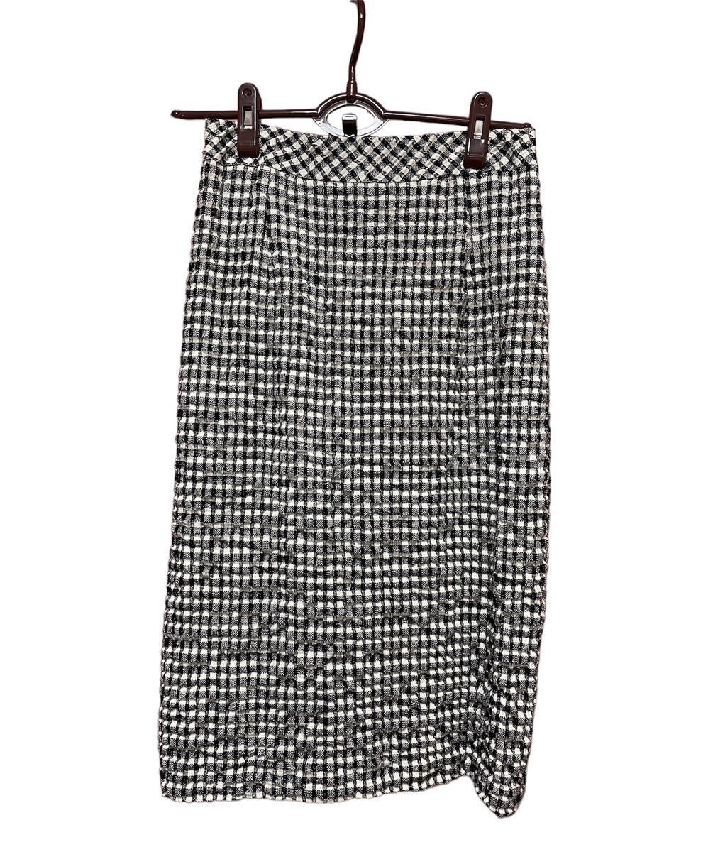 ビアッジョブルー スカート ギンガムチェック タイトスカート サイズ2拍卖