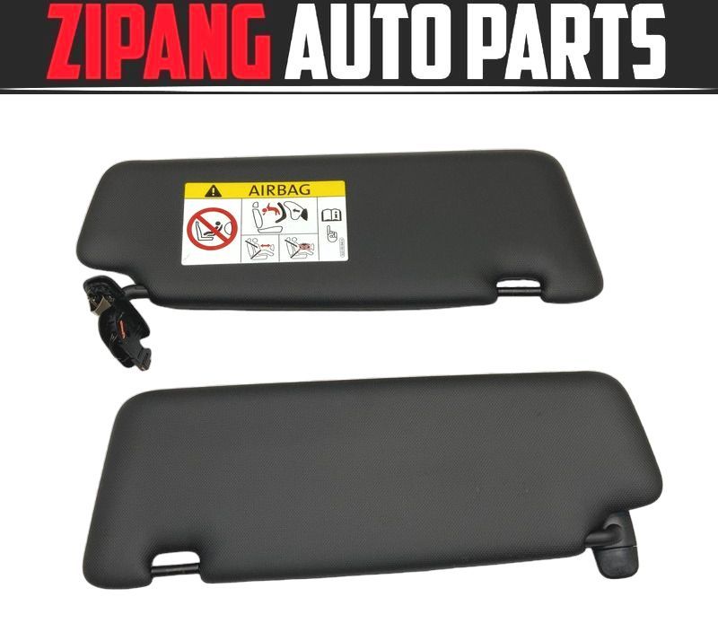 AU120 8K A4 アバント Sライン クワトロ 後期 サンバイザー ★左/右セット ◆ブラック ★破損無し ○拍卖