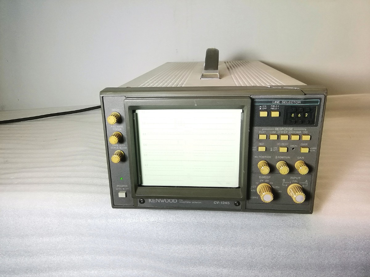 KENWOOD ケンウッド 『CV-1245』 波形測定器 通電のみの確認 詳細不明?【ジャンク】パーツ取り用拍卖