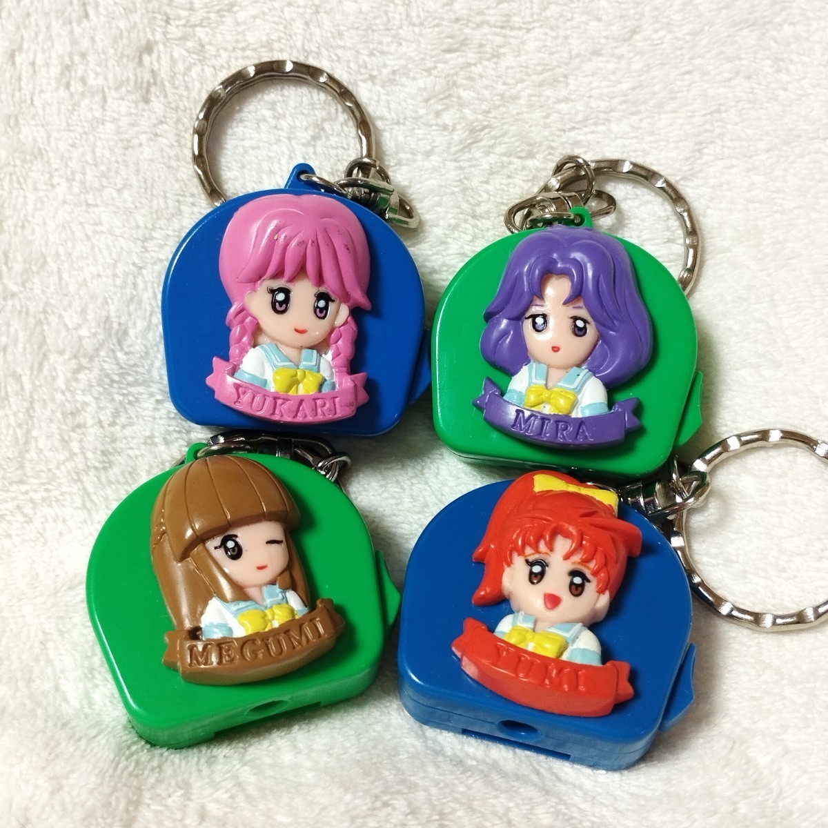 ときめきメモリアル レトロ ライト付き キーホルダー 4個セット拍卖