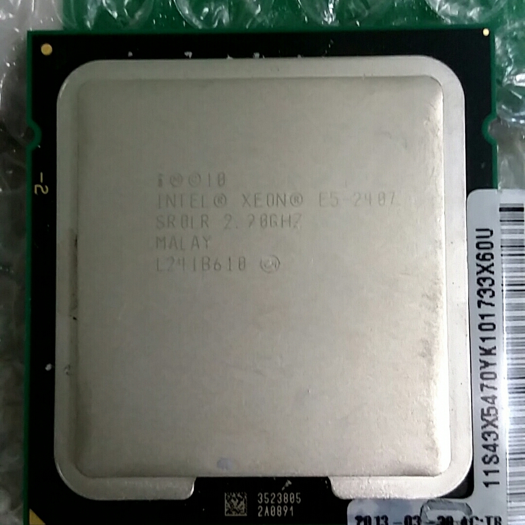 岐阜 即日 送料185円 ★CPU Intel Xeon E5-2407 SR0LR 2.20GHz LGA1356 ★ 確認済 管C043拍卖