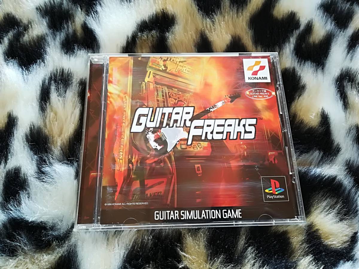 【中古・盤面概ね良好・動作確認済み】PS ギターフリークス 同梱可拍卖