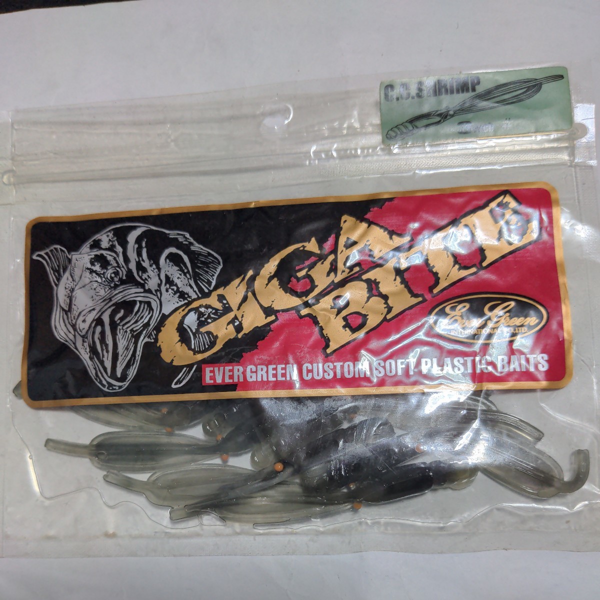 ■新品■エバーグリーン■CCシュリンプ■3インチ、10本入■拍卖