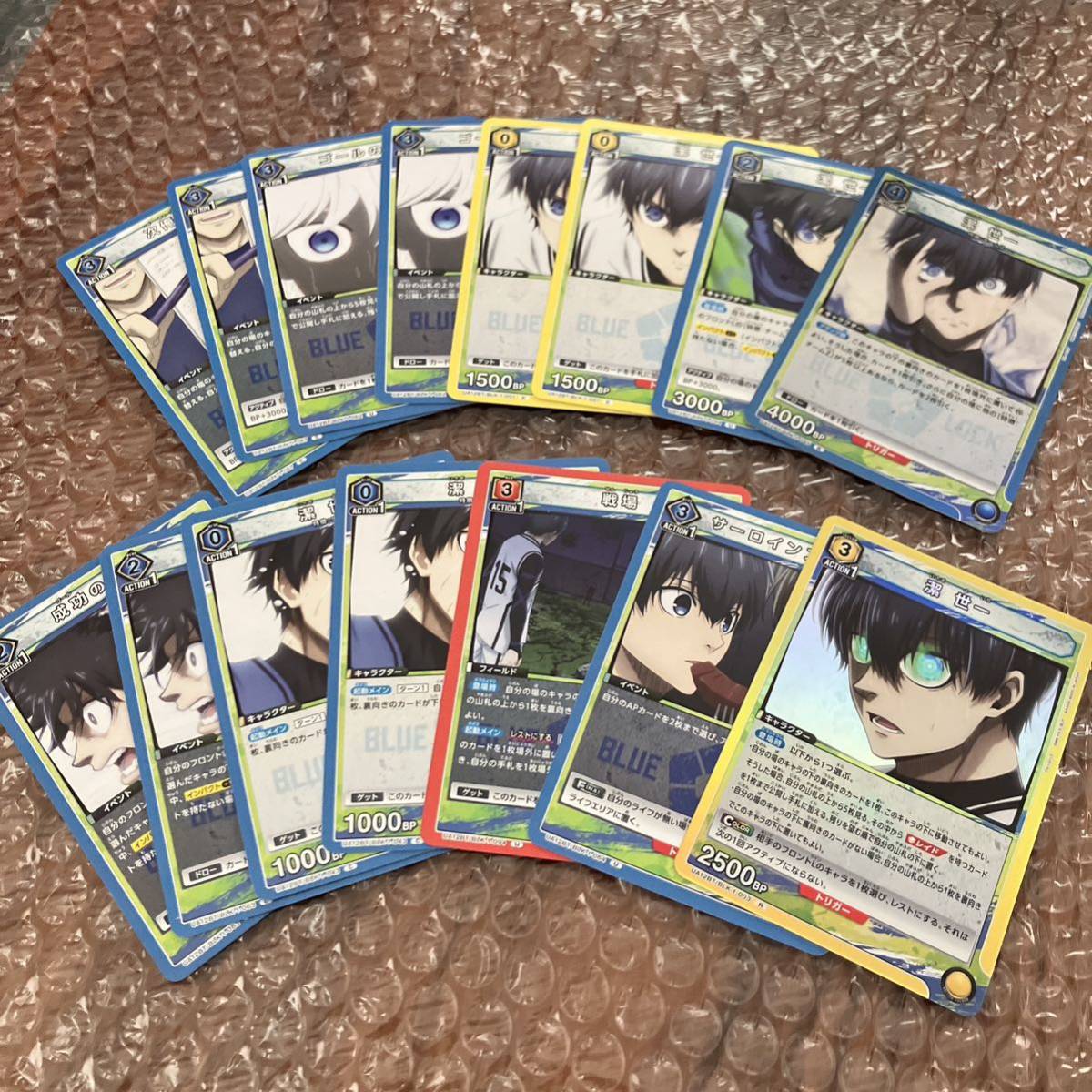 ブルーロック ユニオンアリーナ カード 潔世一 R C U ノーマル セット拍卖