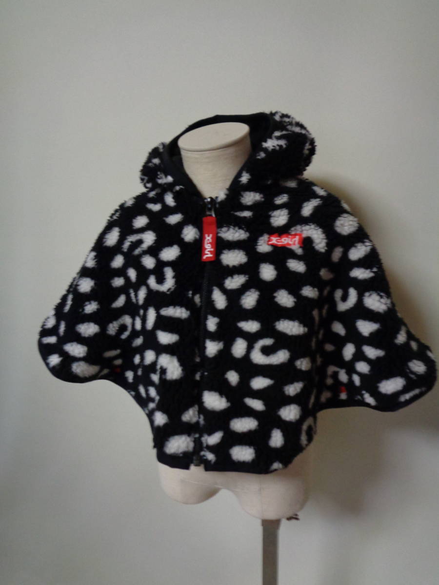 xgirlstags エックスガール フリース ポンチョ sizeS拍卖