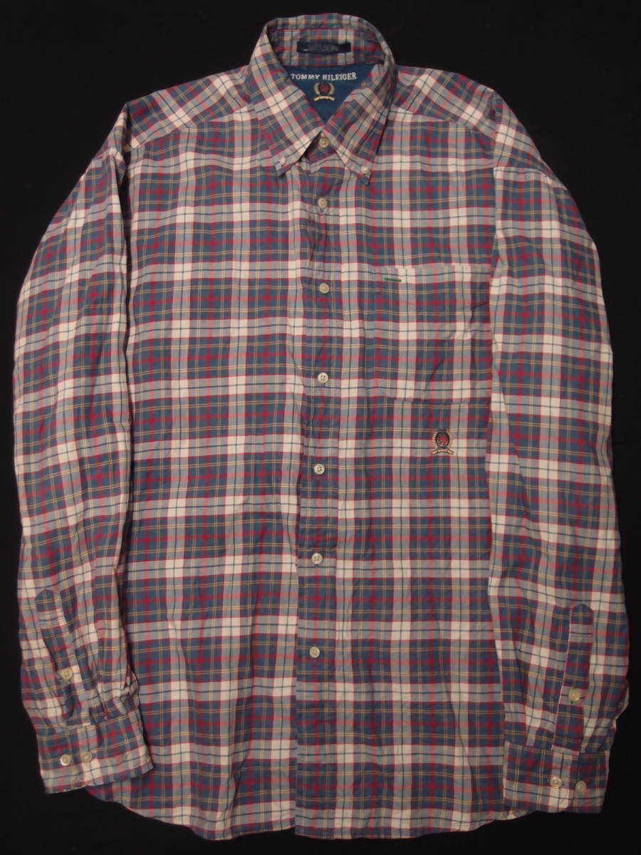 ◆古着卸USA■TOMMY HILFIGER☆シャツ★★★L 旧タグ アメリカ直輸入 SALE お見逃しなく!拍卖