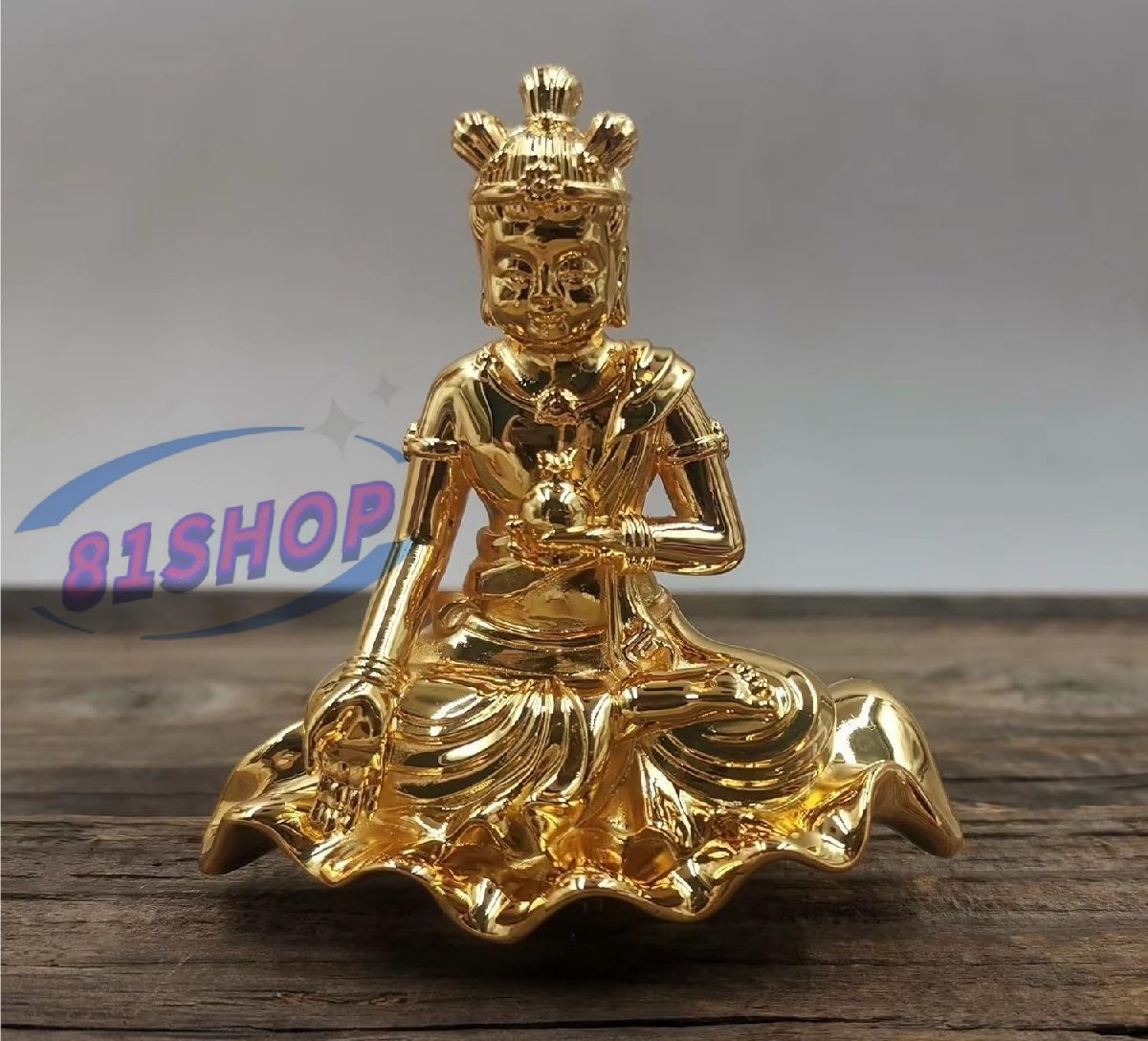 「81SHOP」仏像 冰羯羅童子 真鍮 総高6cm拍卖