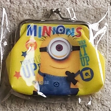 【美品】ミニオンズ『ミニがま口ポッチャ財布』コインケース《小物入れに最適 》拍卖