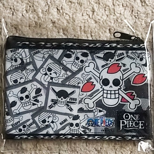 【未使用】ワンピース『透明マルチケース』黒色《携帯性抜群!小物入れに最適!》拍卖