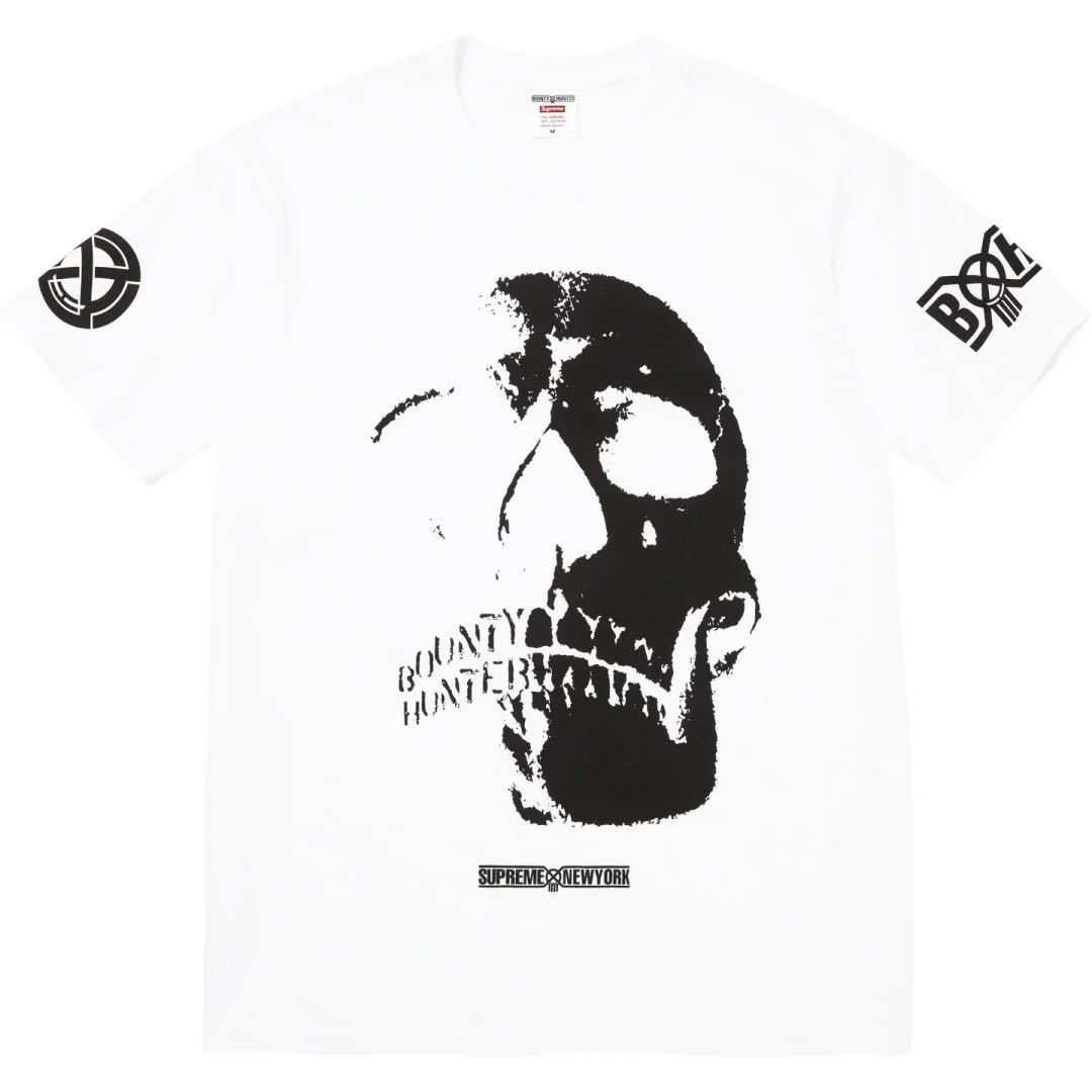 【新品未使用】 23AW 24 新品 SUPREME シュプリーム BOUNTY HUNTER SKULLS TEE Tシャツ カットソー 半袖 WHITE M 白 バウンティハンター拍卖