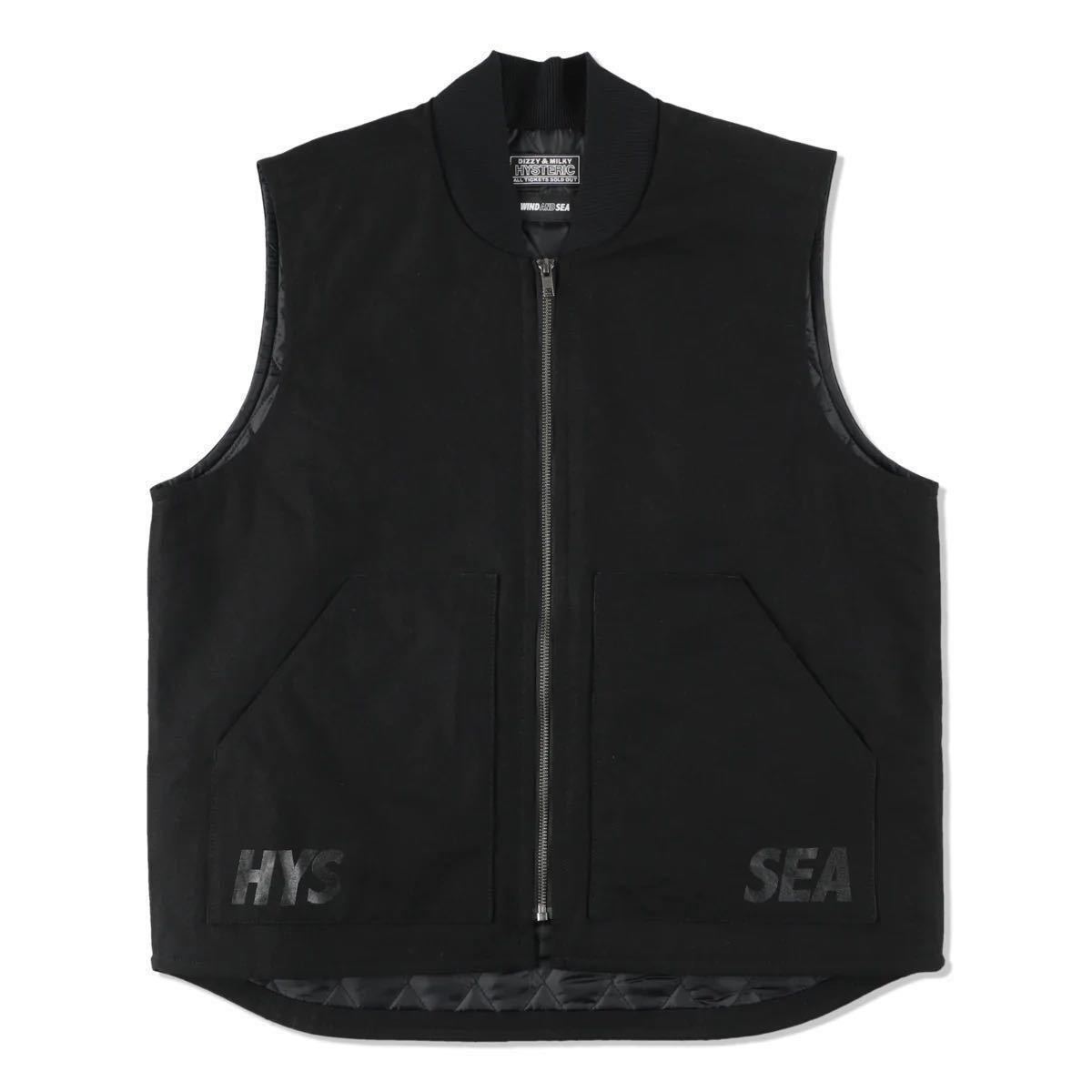 【新品未使用】 22AW 23 新品 WIND AND SEA HYSTERIC GLAMOUR ウィンダンシー ヒステリックグラマー WDS VEST ベスト 即決早い者勝ち拍卖