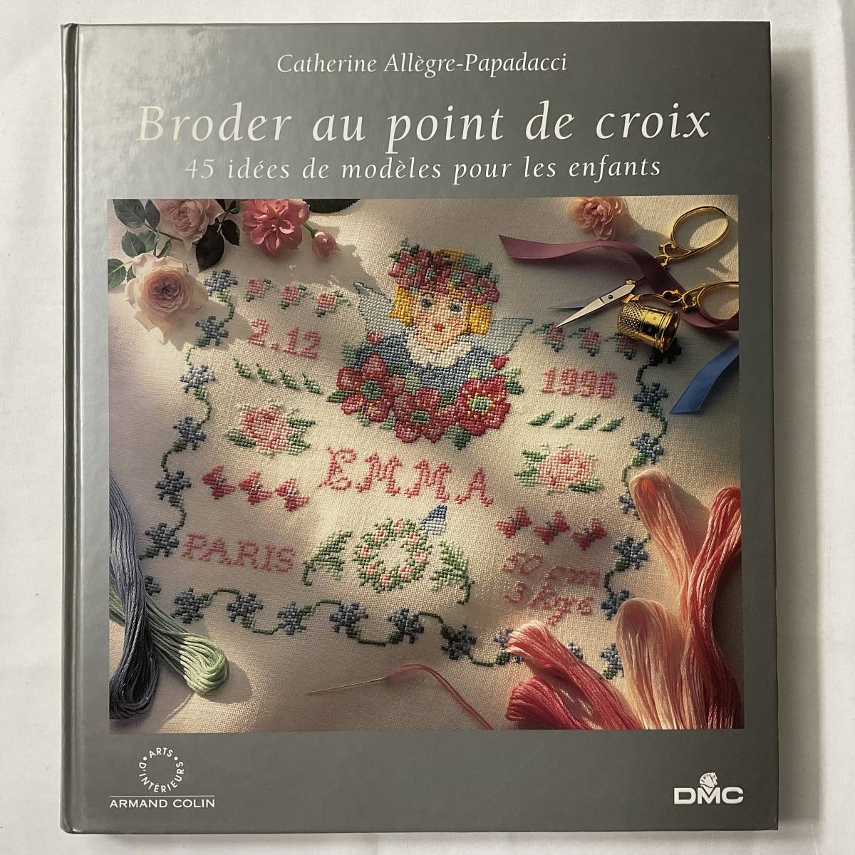 ★手芸本■送料無料■刺繍 クロスステッチ BRODER AU POINT DE CROIX 45 ides de modles pour les enfants 美本■ARTBOOK_OUTLET■M3-204拍卖