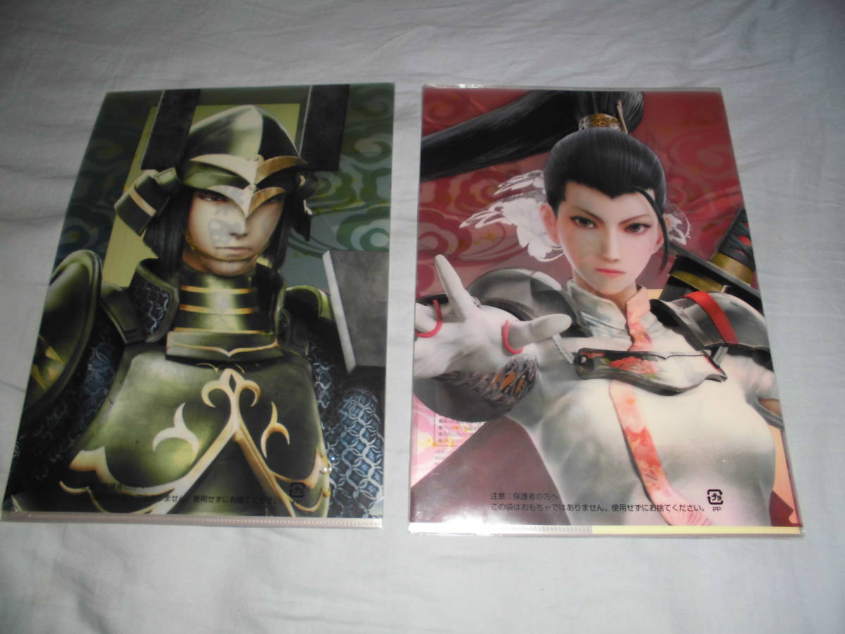 pp45 戦国バサラ 一番くじ クリアファイルセット 2種拍卖