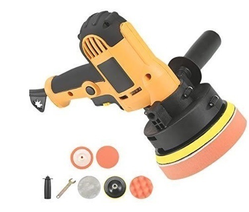 I775★電動ポリッシャー 110V対応可能 700W強力モーター 6段変速 日本語説明書 車磨き 研磨パッド付き 小型 サンダポリシャ拍卖