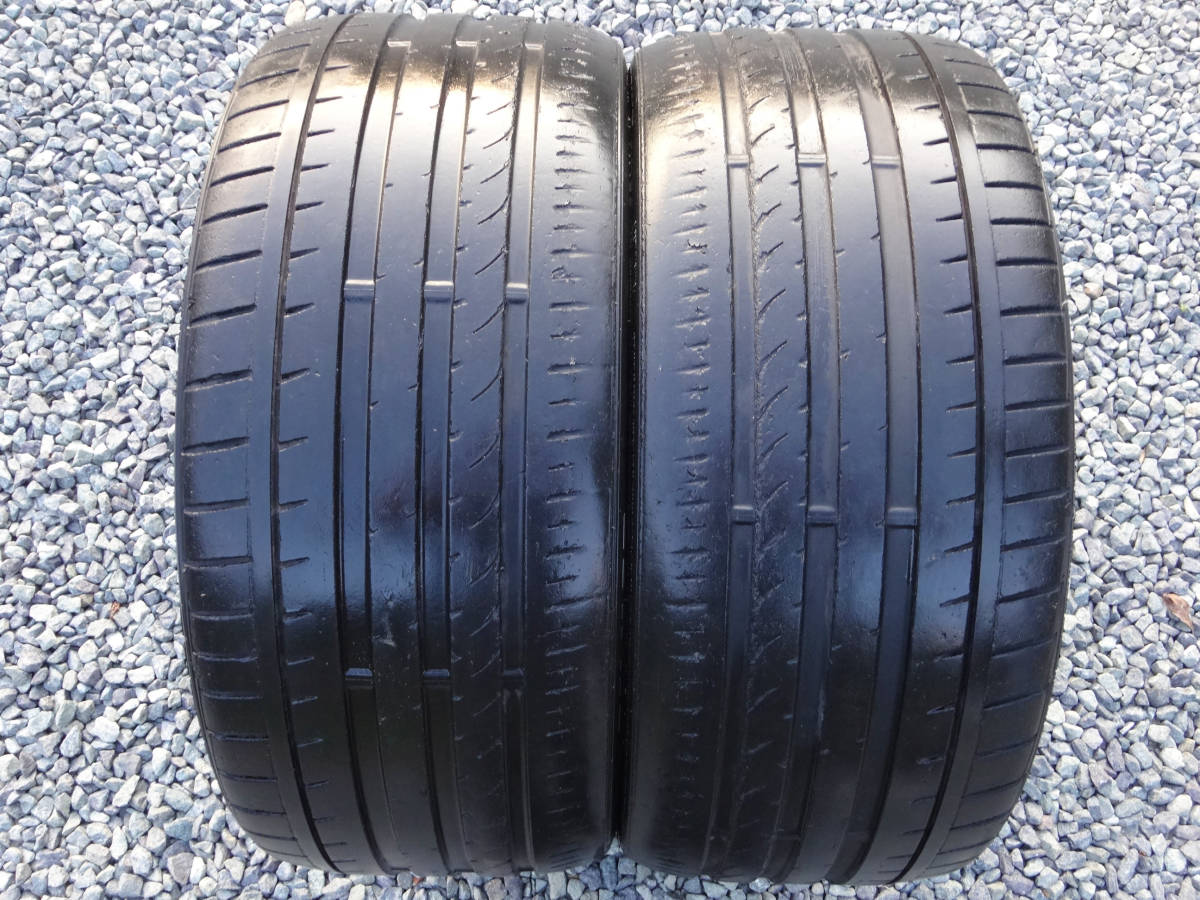 溝あり 約 5.5分山 ~ 5分山 FALKEN AZENIS FK453 245/30 R20 2本 2018年製 ファルケン 拍卖
