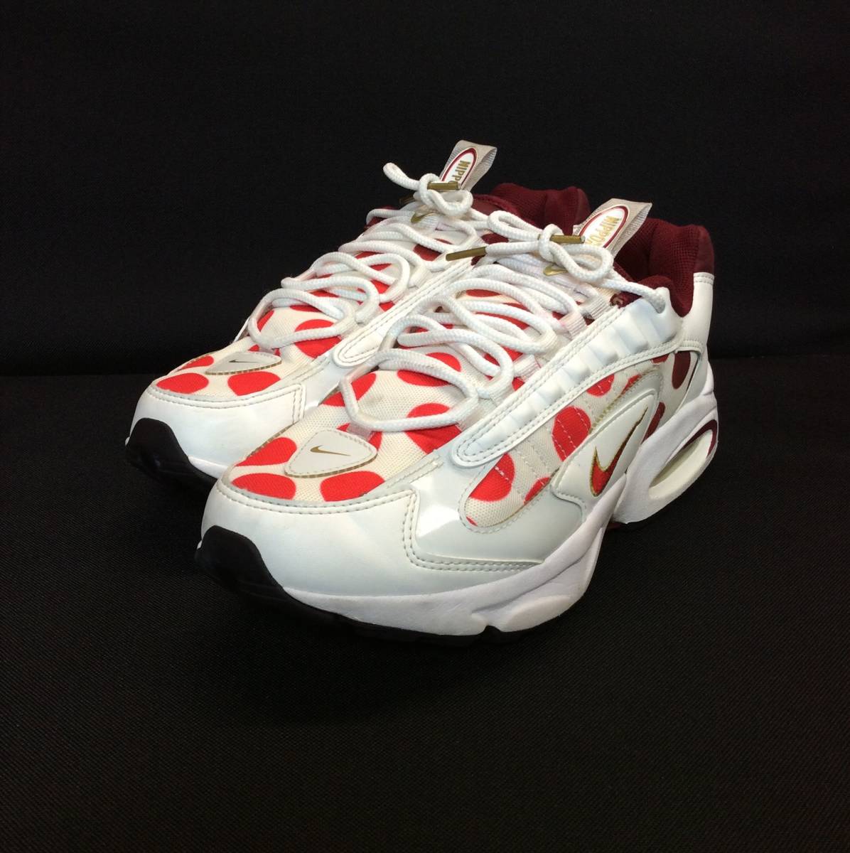 ナイキ NIKE AIR MAX TRIAX エアマックス トライアックス スニーカー WHITE/UNIVERSITY RED メンズ 28.5cm (ma)拍卖