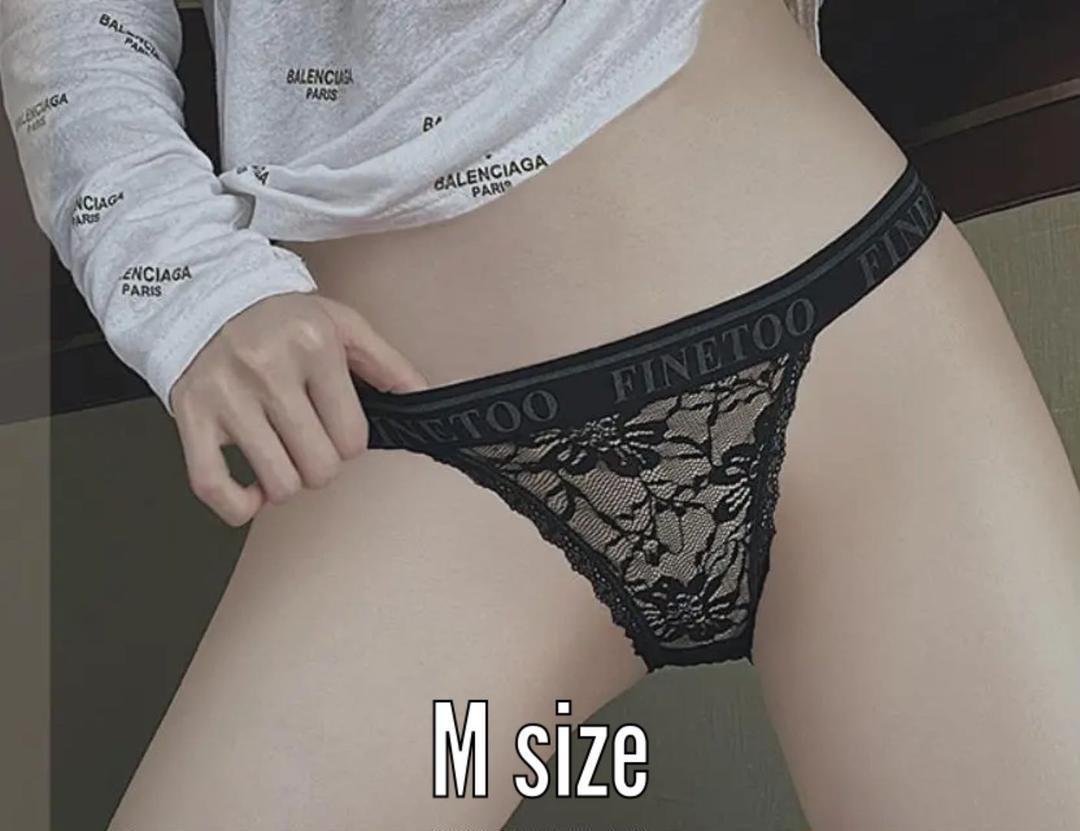 J-20.set割 セクシー極薄Tバックショーツ レディース ブラック M拍卖