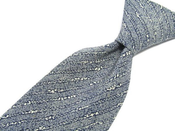 RYKIEL HOMME(リキエル オム) シルクネクタイ ストライプ柄 フランス製 841225C313R16拍卖