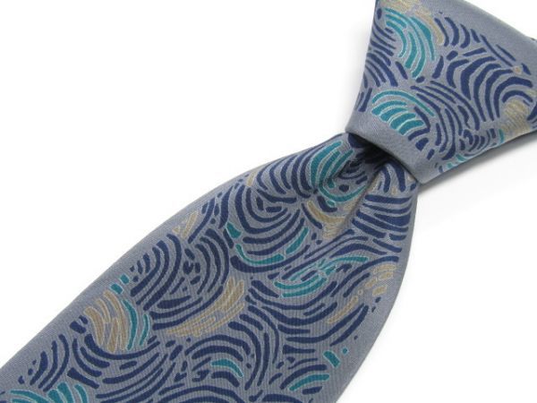 mila schon(ミラショーン) シルクネクタイ アート柄 イタリア製 841241C238R16拍卖