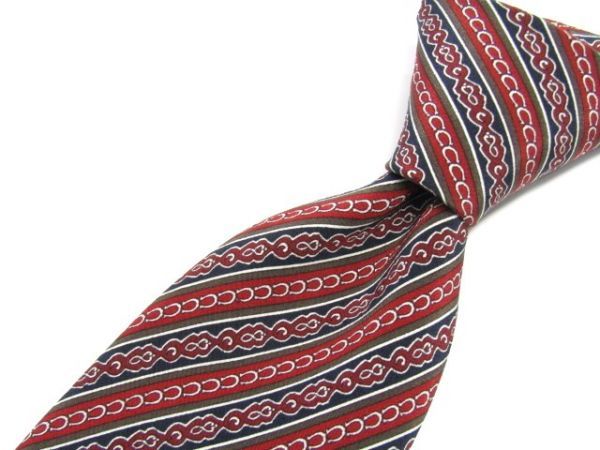 CELINE(セリーヌ) シルクネクタイ ストライプ&アート柄 スペイン製 841506C271R03拍卖