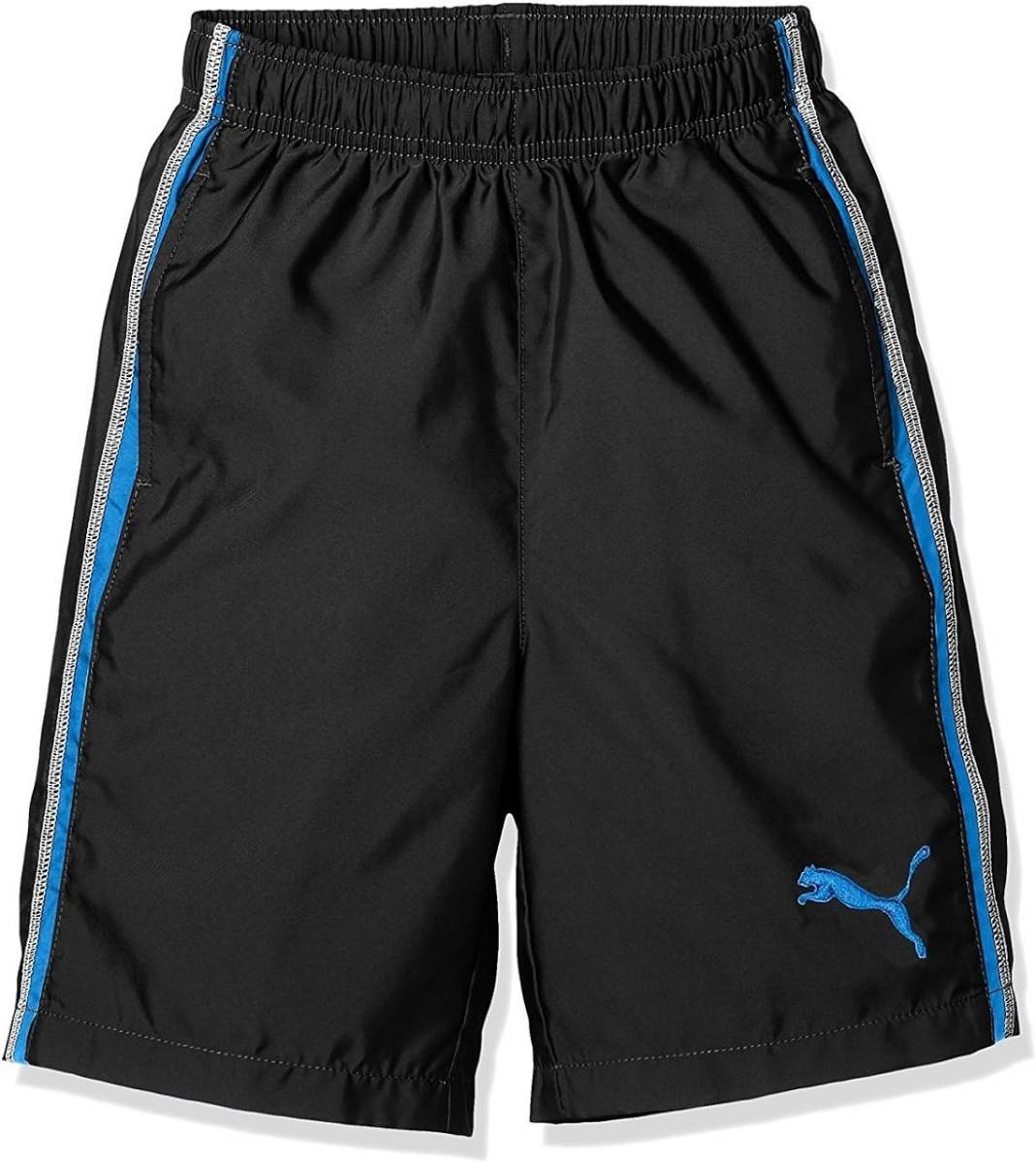 【KCM】Z-puma-745-110★展示品★【PUMA/プーマ】キッズ ジュニア ビーチショーツ 水着 サーフパンツ 851157-01 ブラック 110拍卖