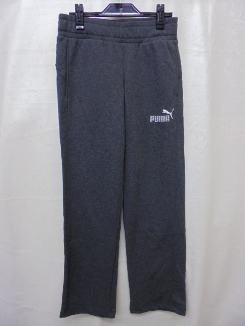 【KCM】Z-puma-138-M★展示品【PUMA/プーマ】レディース スウェットパンツ 裏毛 584984-02 チャコールグレー サイズ M拍卖