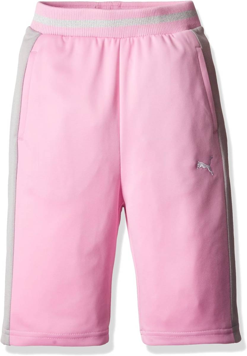 【KCM】Z-puma-744-160★展示品★【PUMA/プーマ】ガールズ トレーニング ハーフパンツ 591925-25 プリズムピンク 160拍卖