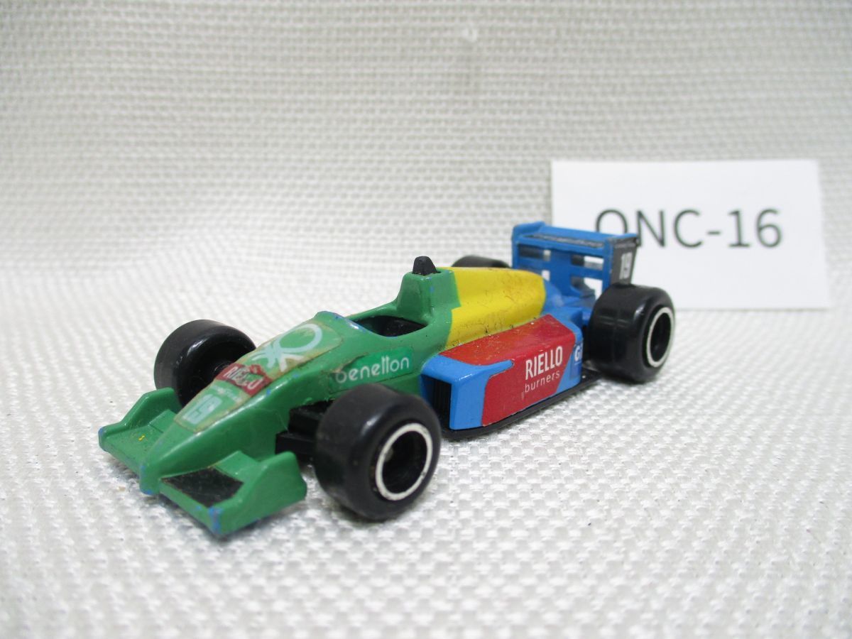 ネONC-16 トミカtomica■日本製 RIELLO 19 ベネトンF1 レーシングカー■トミーTOMY/benetton/フォーミュラーカー拍卖