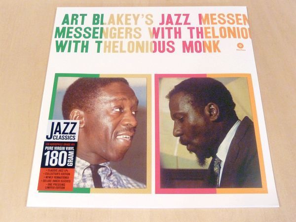 未開封 アート・ブレイキー セロニアス・モンク Art Blakey's Jazz Messengers With Thelonious Monk 限定リマスター180g重量盤LP Blakey拍卖