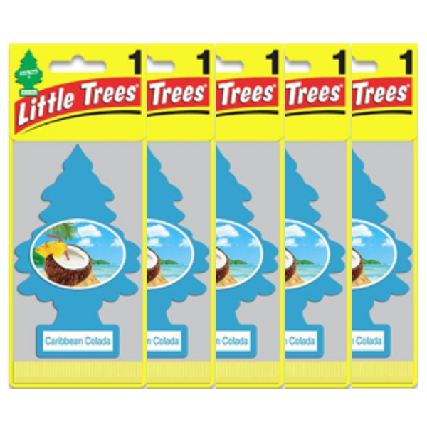 Little Tree 釣り下げ式 芳香剤 リトルツリー エアーフレッシュナーカリビアン・コラーダ USDM 5枚セット拍卖