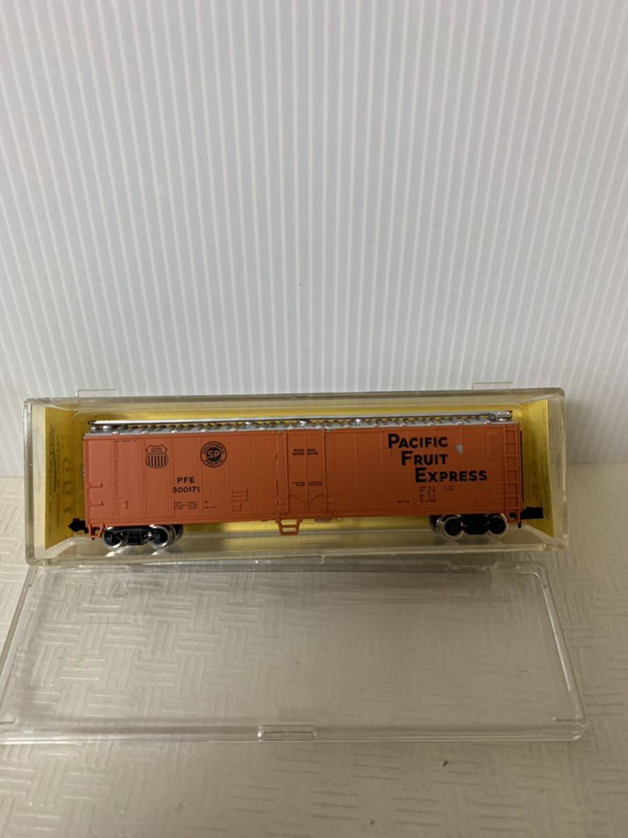 ATLAS アトラス車両模型/紙記載 3661/PACIFIC FRUIT EXPRESS/ミニカー/部品取り用/状態 動作未確認/レトロ/塗装削れ/黴等/ジャンク扱拍卖