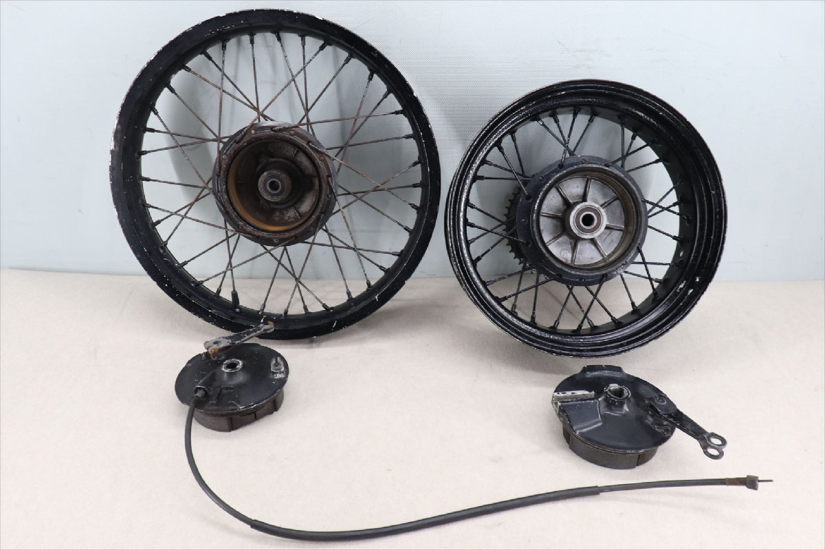 326301 TW200 純正 ホイール 前後セット ハブ リム スポーク ドラムブレーキ拍卖