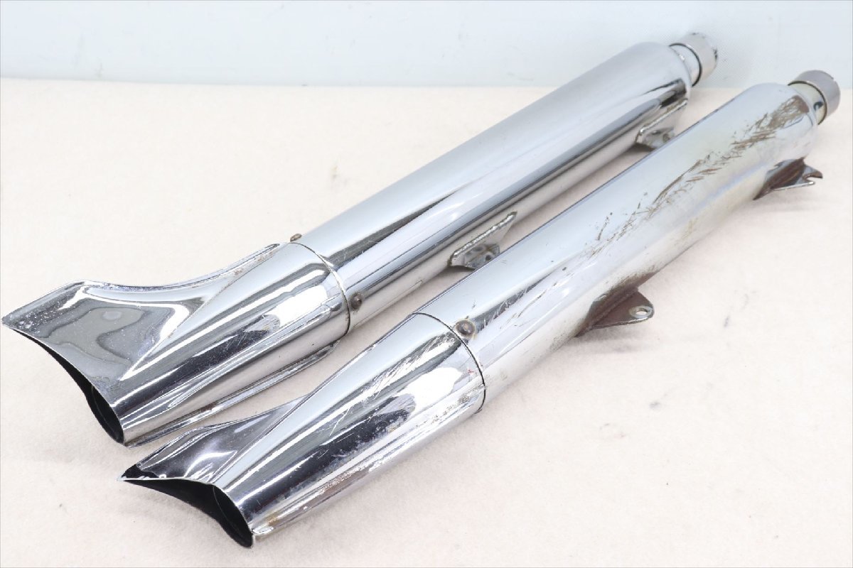 326332 ハーレー ソフテイル FLSTS ~07年 KERKER フィッシュテール スリップオン サイレンサー マフラー 左右出し拍卖