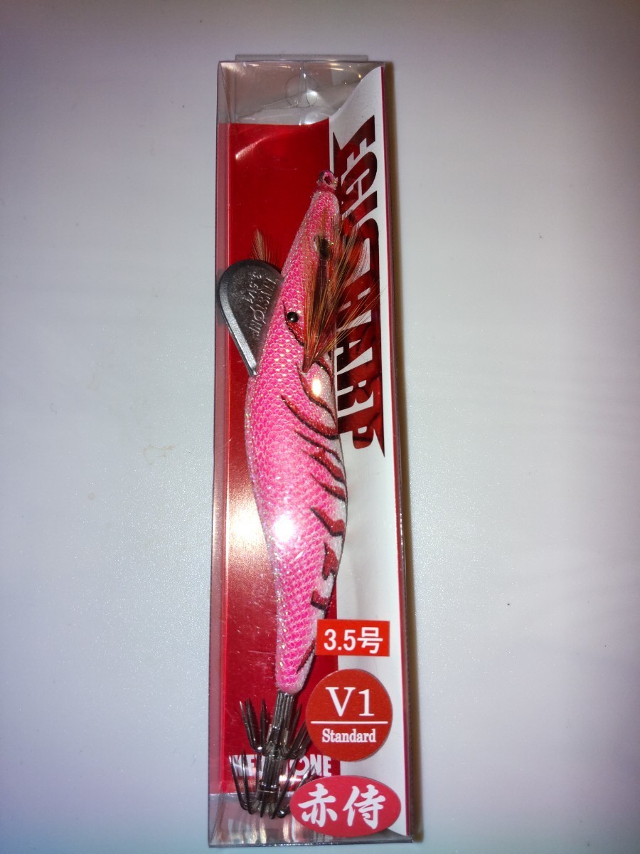 キーストン エギシャープ 3.5号V1 ピンクフルグロー赤侍レッド  邪道エギ 邪道エギング  拍卖