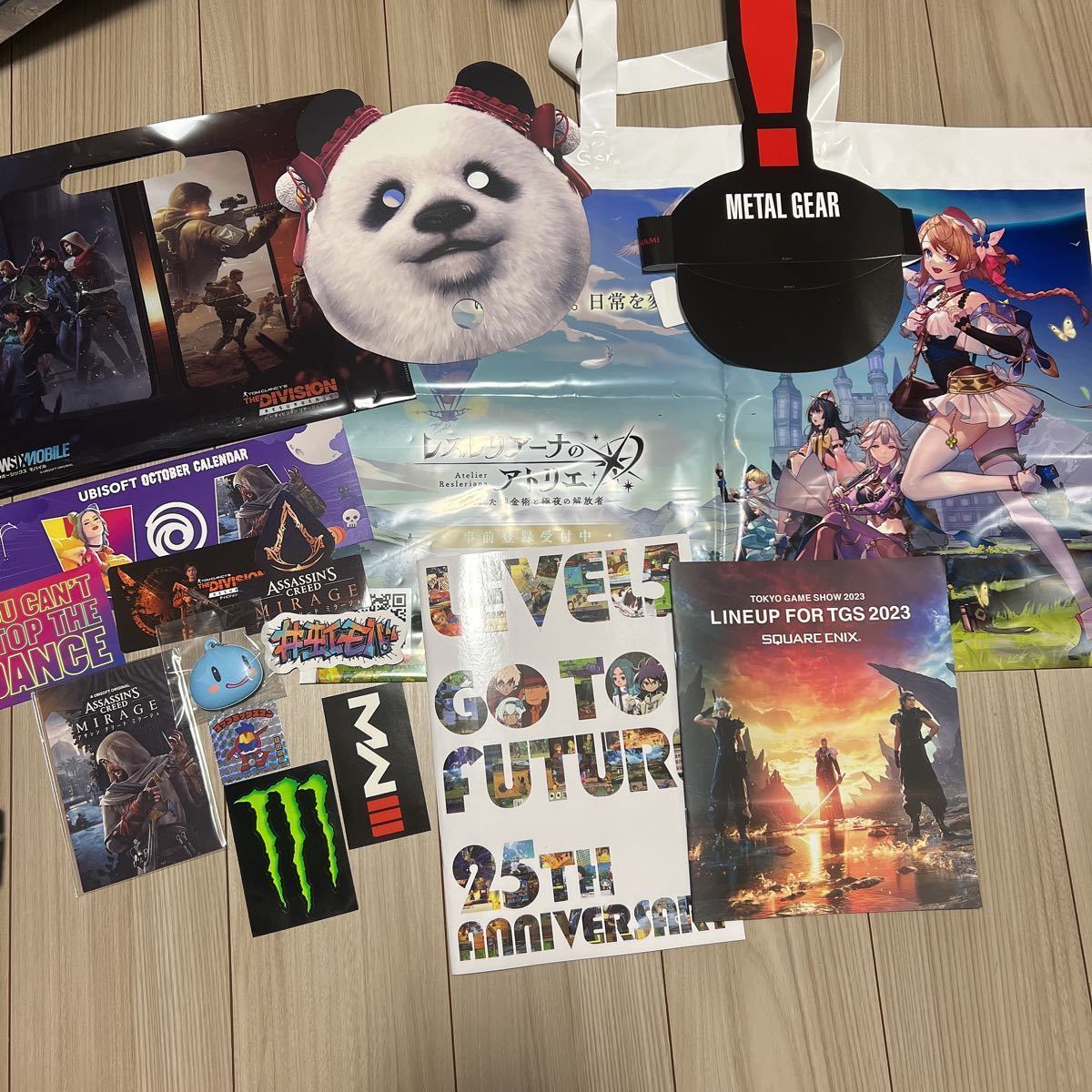【現状品】TGS2023 ノベルティ セット グッズ UBI ポストカード メタルギア FF7 レベルファイブ パンフ カタログ アトリエ ショッパー 等拍卖