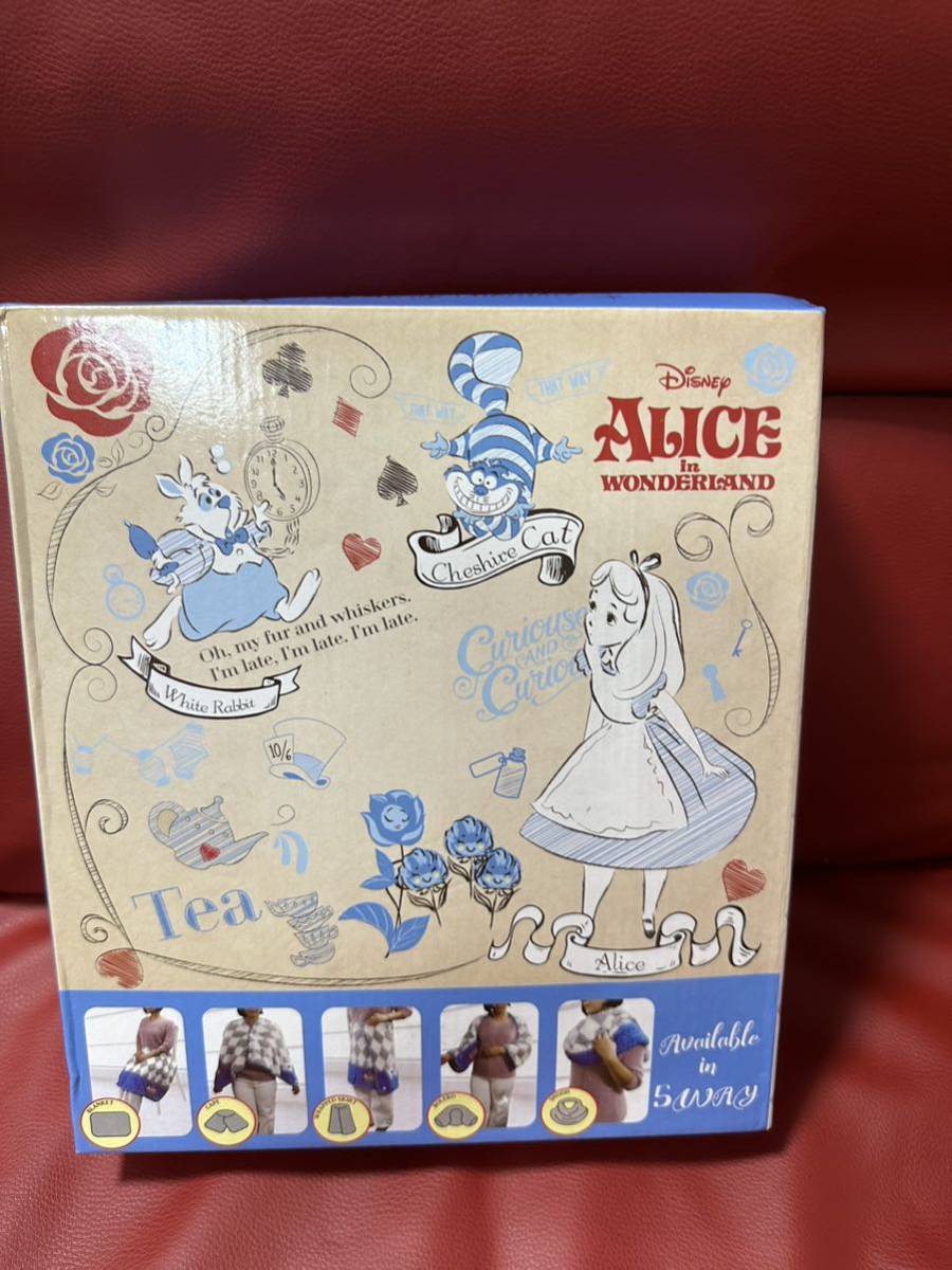 新品!ふしぎの国のアリス 5wayブランケット チェシャ猫 ディズニー拍卖
