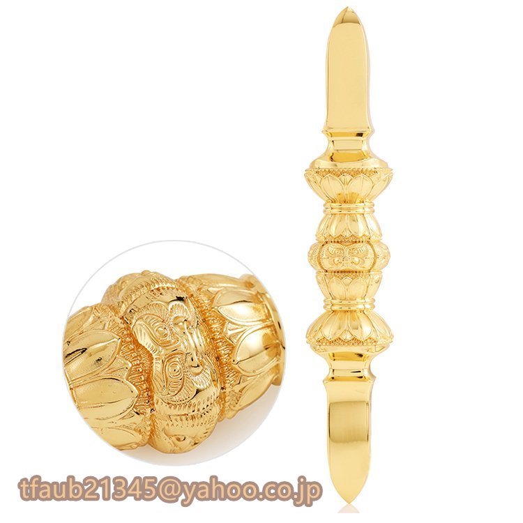 真言宗 護摩法具 鬼面杵 独鈷杵 密教法具拍卖