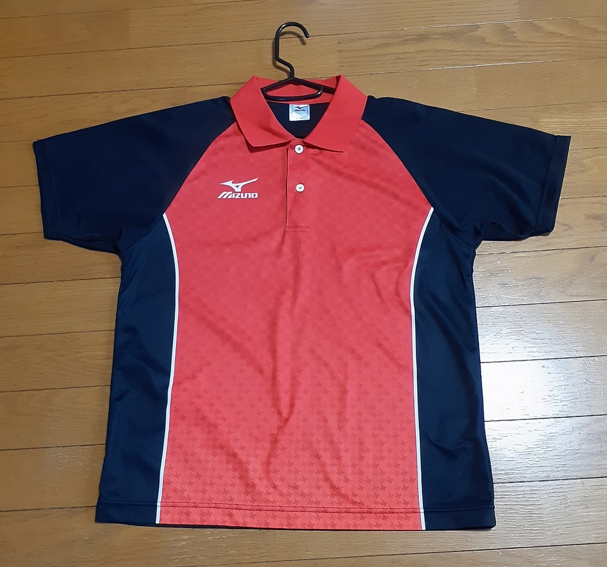 卓球ミズノシャツS赤拍卖