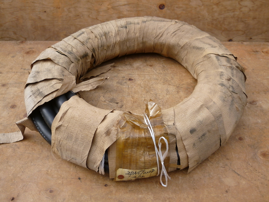 三ツ星 キャブタイヤケーブル 2PNCT 2芯 38mm2 長さ約20m 未使用保管品 電線 ケーブル 2×38拍卖