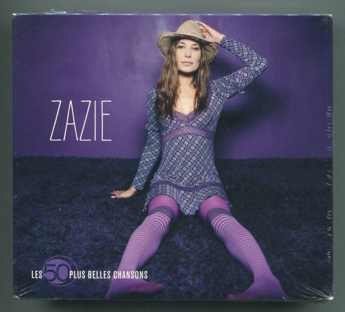 ☆送料込// ザジ ZAZIE / Les 50 plus belles chansons / 3枚組 / 観音開き3面タイプデジパック仕様 / 未開封拍卖