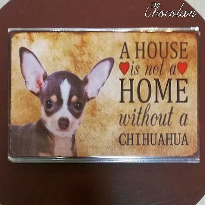 【送料無料】チワワ ② HOME サインプレート【新品】拍卖
