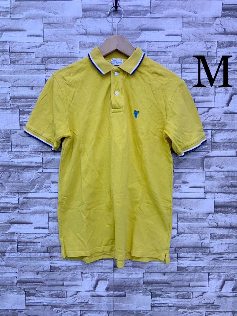 M Coen コーエン イエロー 半袖ポロシャツ 半袖 ポロシャツ メンズ トップス拍卖
